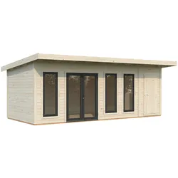 Palmako Gartenhaus Aurelia 19,2 m2 - 44 mm naturbelassen