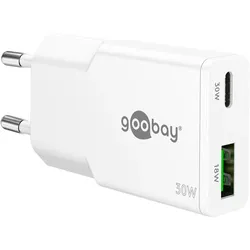 Goobay Dual-Schnellladegerät Slim 75738