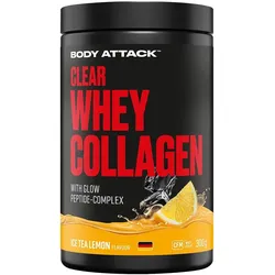 Body Attack - Clear Whey Collagen - 300g DoseIce Tea Lemon
