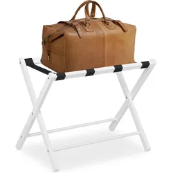 Relaxdays, Garderobe + Kleiderstange, Kofferständer