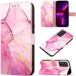 König Design Hülle Handy Schutz für Samsung Galaxy A23 Case Cover Tasche Wallet Etui 360 Grad (Samsung Galaxy A23), Smartphone Hülle, Mehrfarbig