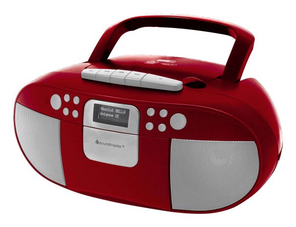 Soundmaster SCD7800RO CD Player DAB+, FM Radio (Rot)