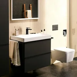 hansgrohe Tecturis E 110 Waschtischarmatur 73012670 CoolStart EcoSmart+ ohne Ablaufgarnitur, schwarz matt