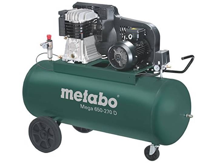 METABO 601543000 - Compresor Mega 650-270 D Potencia 4/5\,5 (Kw/CV) calderín 270 litros