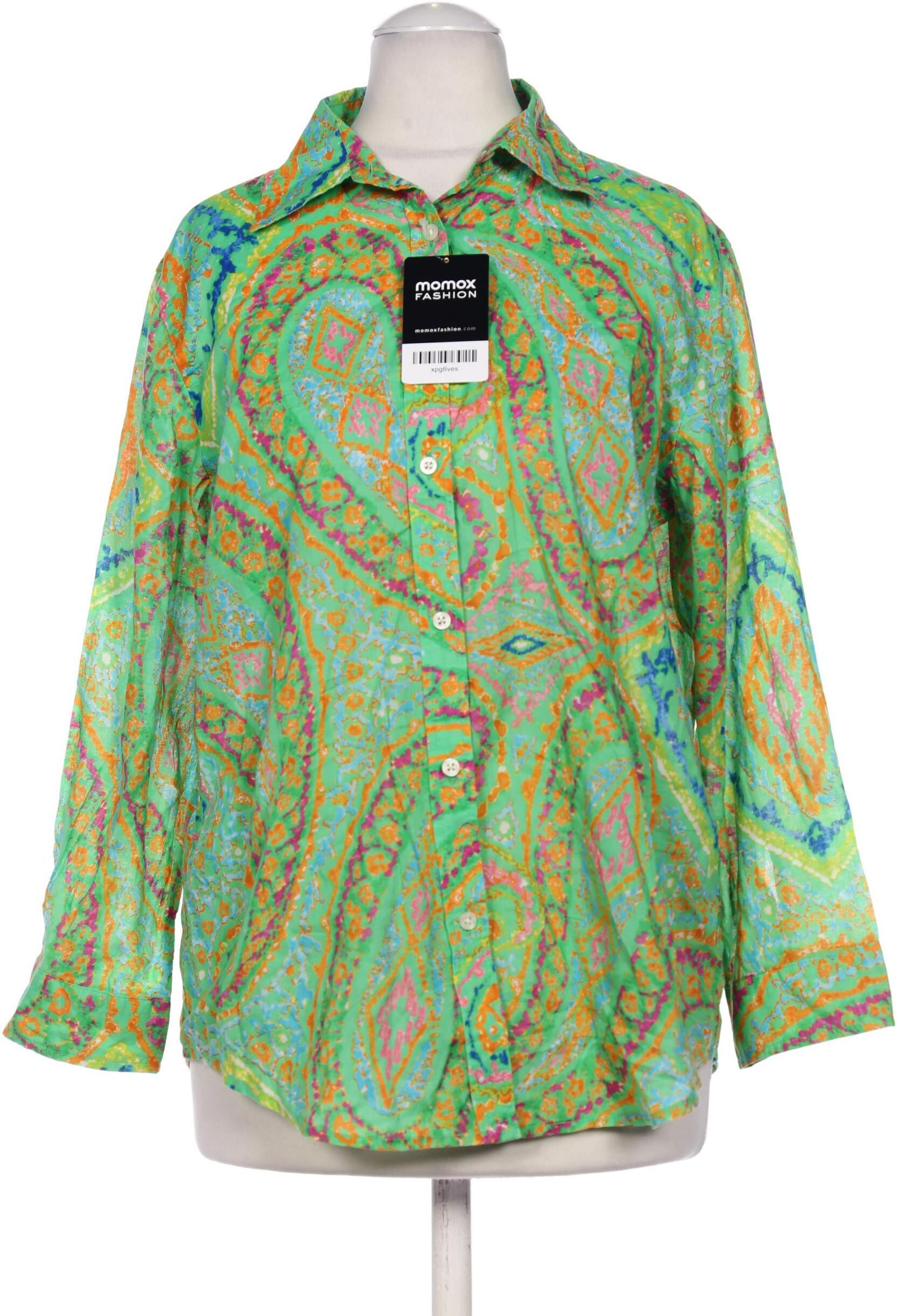 Lauren Ralph Lauren Damen Bluse, Grün, Gr. M, Baumwolle - Second Hand