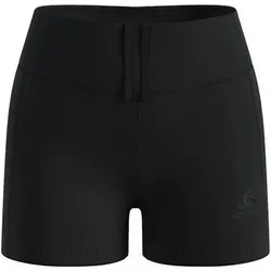 ODLO Damen Tights kurz Da ESSENTIAL SPRINTER, Größe M in Schwarz Schwarz