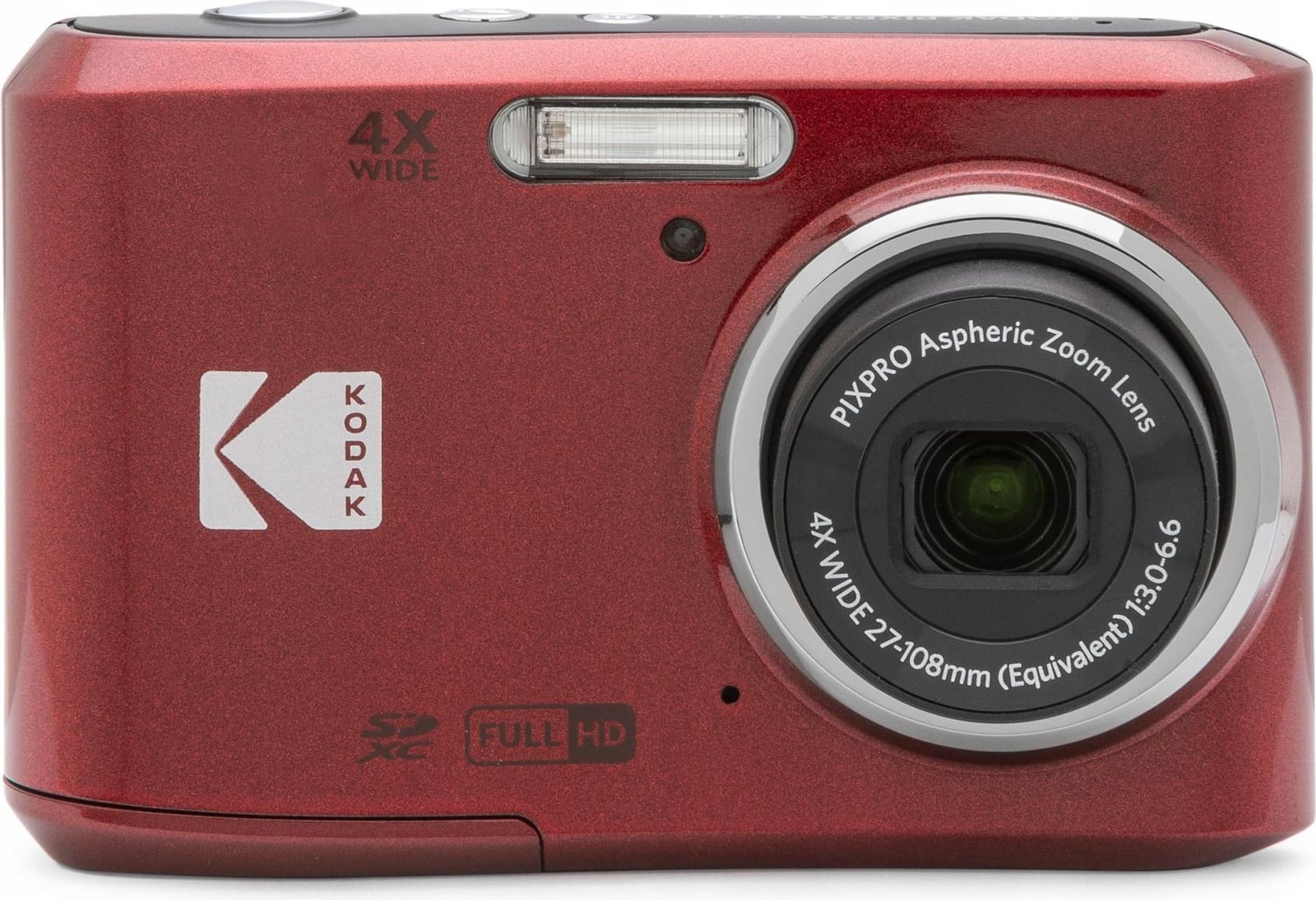 Kodak PixPro FZ45 digitale camera, rood