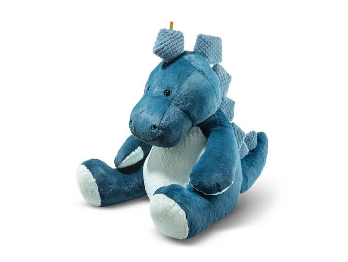 Steiff Kuscheltier Spott Stegosaurus 80 petrol / eisblau