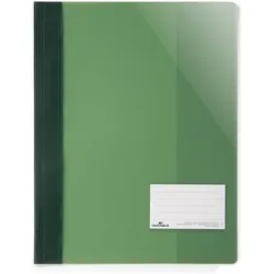 Durable, Mappe, 25 Schnellhefter Kunststoff grün DIN A4 überbreit (A4+, 25x)