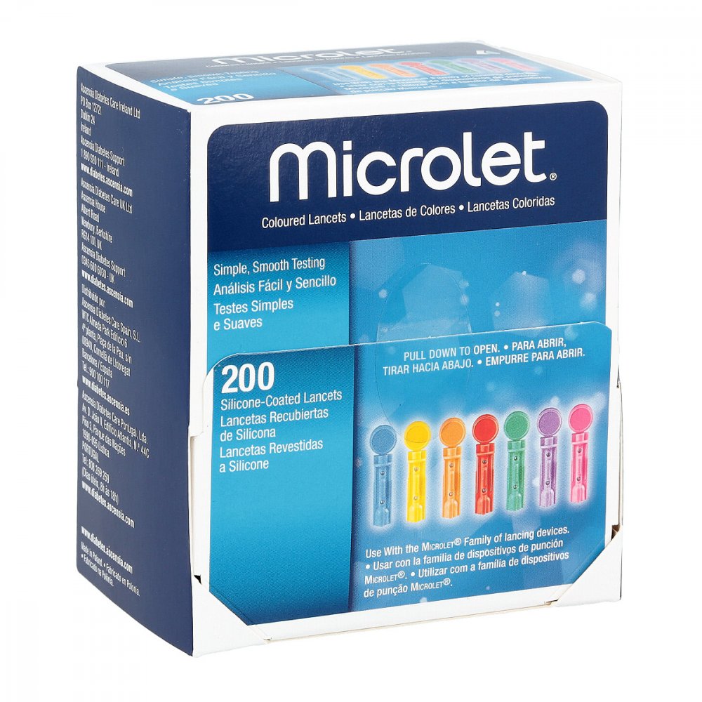 Ascensia Diabetes Care Deutschland GmbH Microlet Lanzetten farbig 06691206