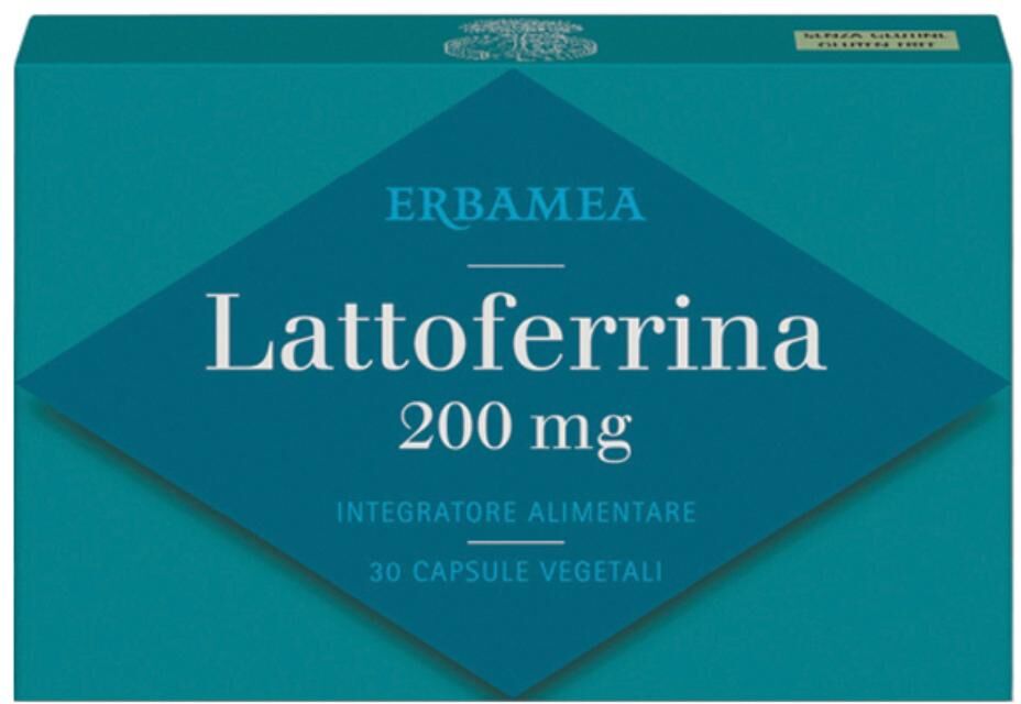 ERBAMEA Srl Lattoferrina 200mg - Integratore per il benessere dell’organismo 30 capsule