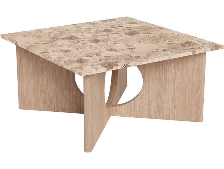 Couchtish FOLEY 80x80x42cm hellbraun