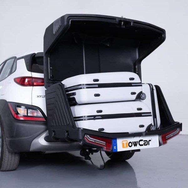 Towbox V3 Anhængerboks, Sort, 400 L