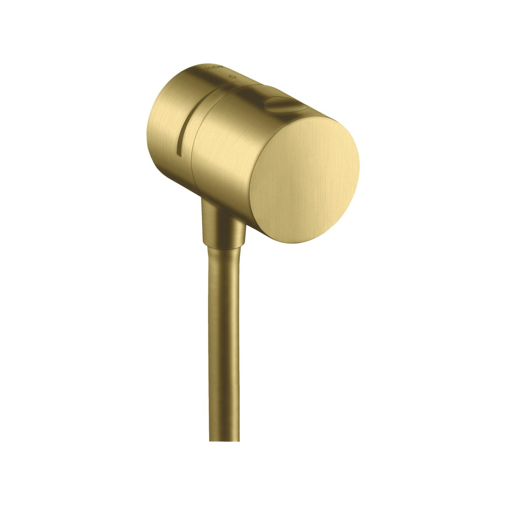 hansgrohe Absperrventil Fixfit Stop AP, brushed brass (38882950)
