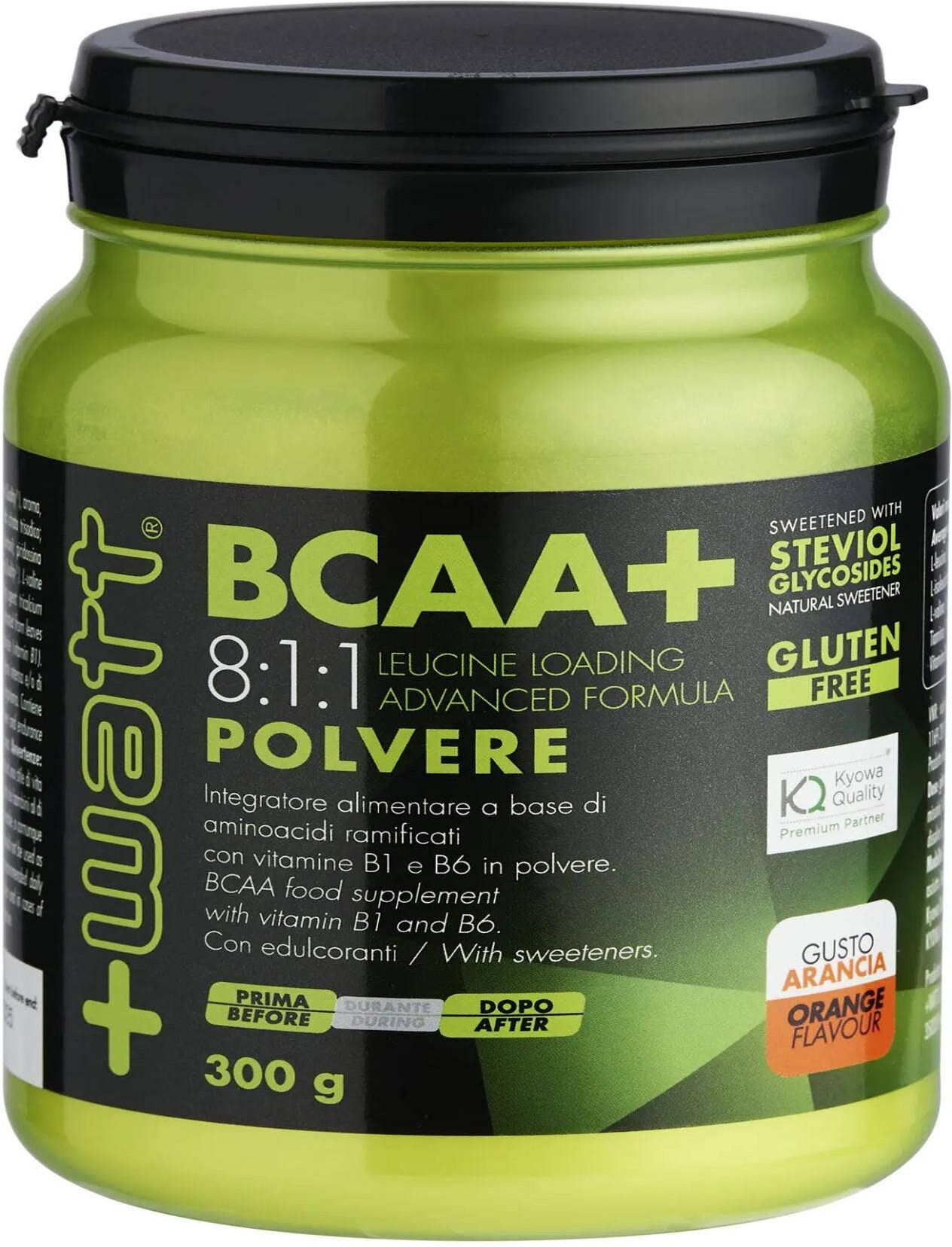 +WATT Bcaa+ 8:1:1 Polvere 300 Grammi 