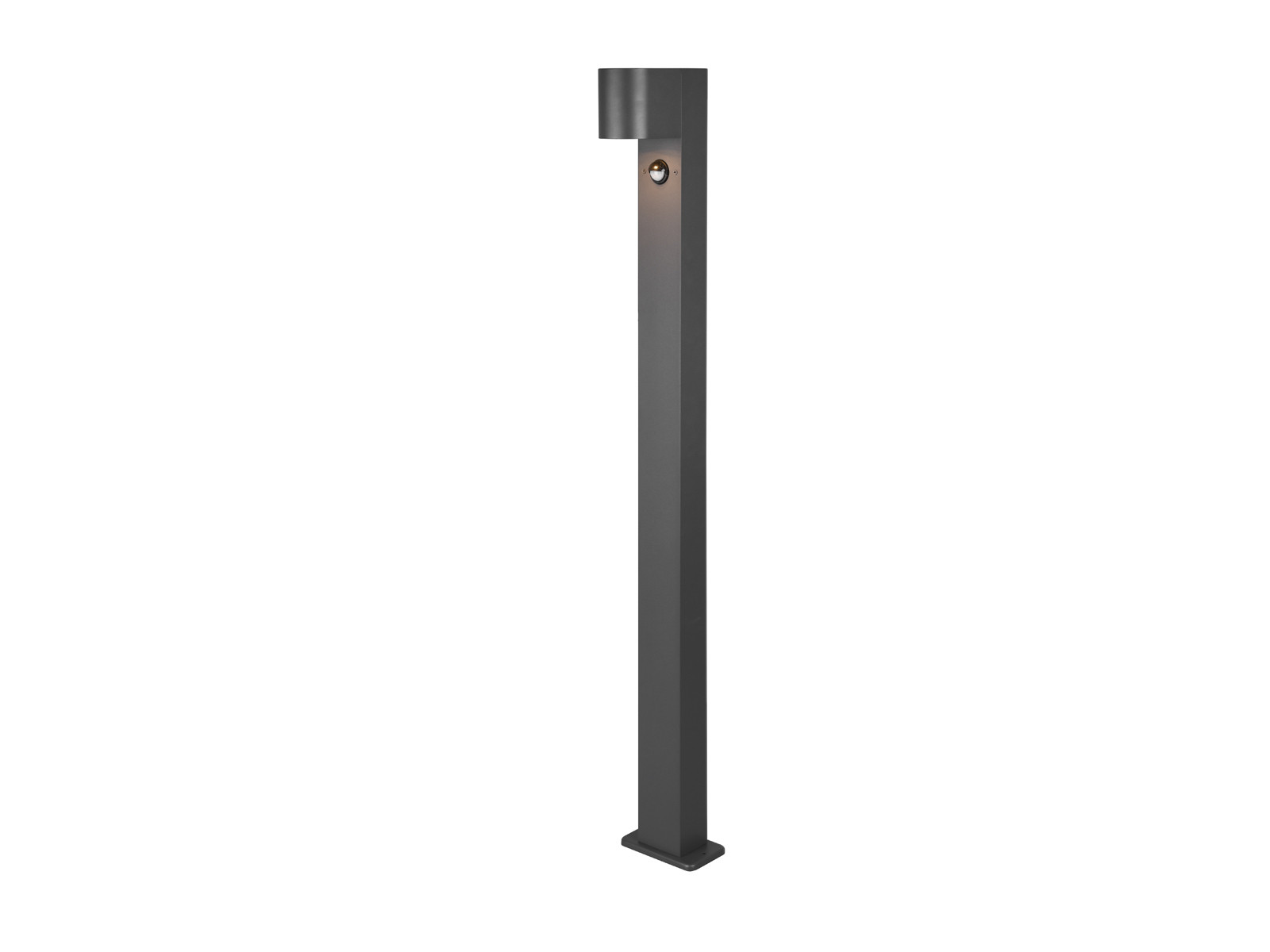 Trio Roya Tuinpadverlichting met bewegingssensor, antraciet/zwart, Aluminium, Modern