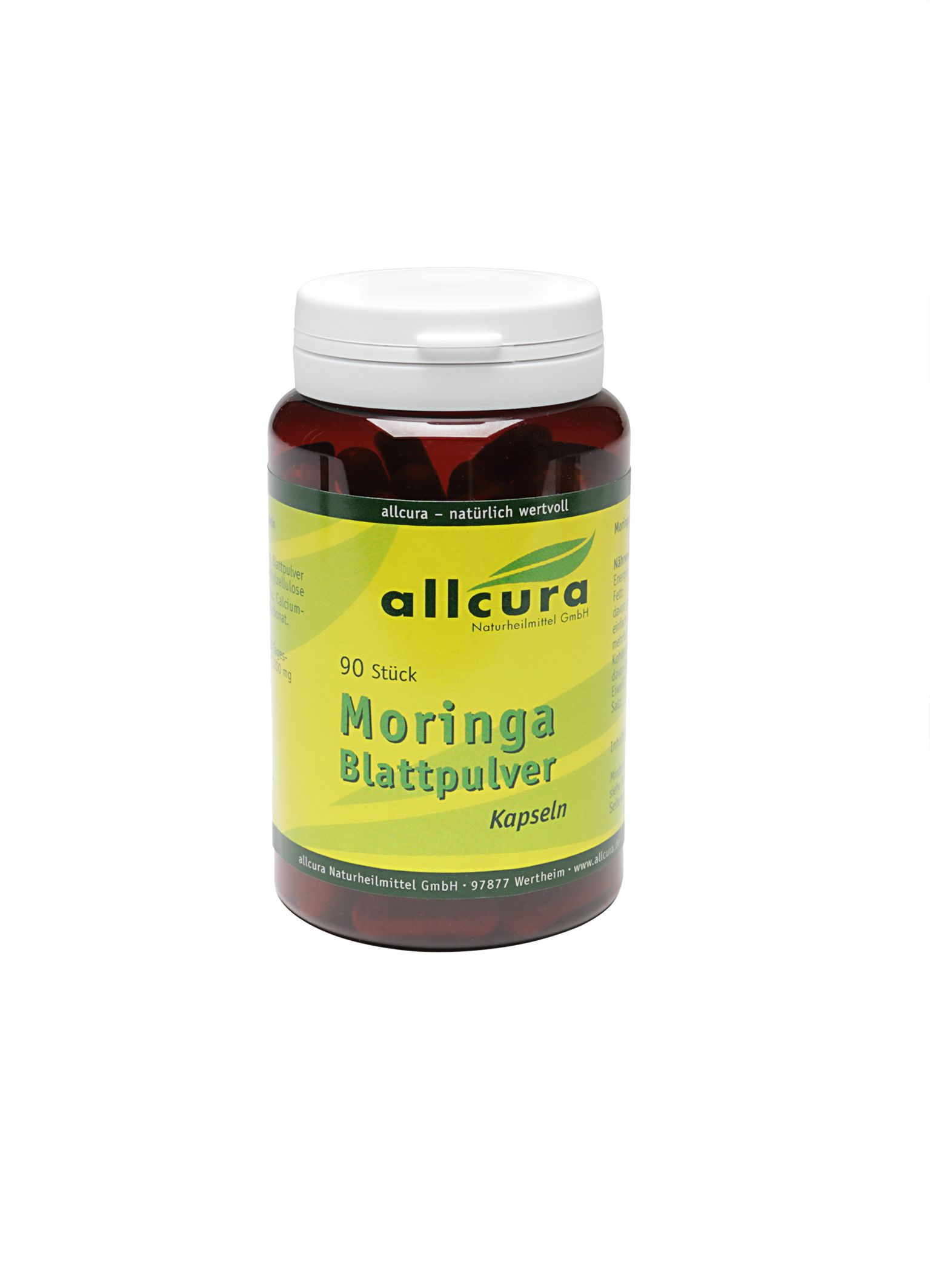 Moringa Blattpulver Kapseln 90 St