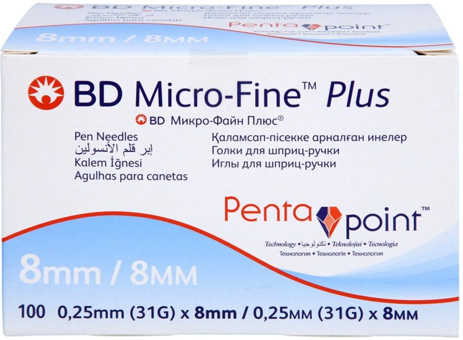 Bd Micro-fine+ Pen-nadeln 0,25x8 mm 100stk