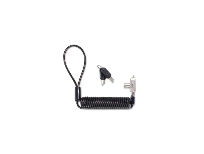 Kensington Câble de sécurité N17 2.0 portable à clé pour encoches Wedge, 1,8 m, Kensington, Clé, Acier au carbone, Argent K60511WW