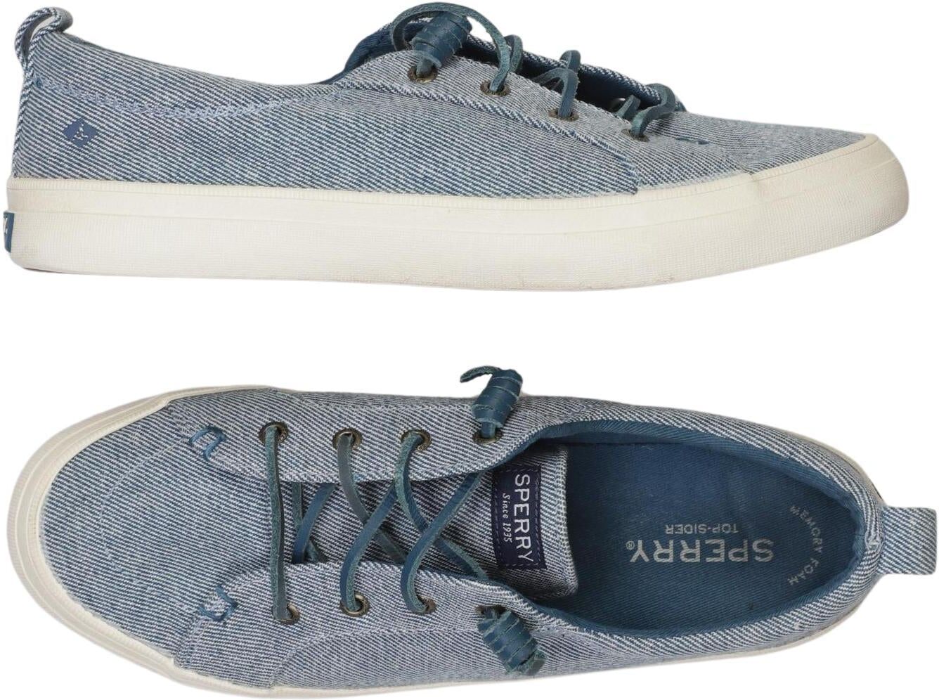 Sperry Top Sider Herren Sneaker, Hellblau, Gr. EU 38.5, kein / Etikett - Second Hand
