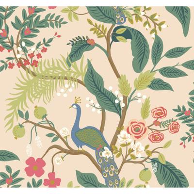 Rifle Paper Co.Peacock Light Pink Wallpaper
