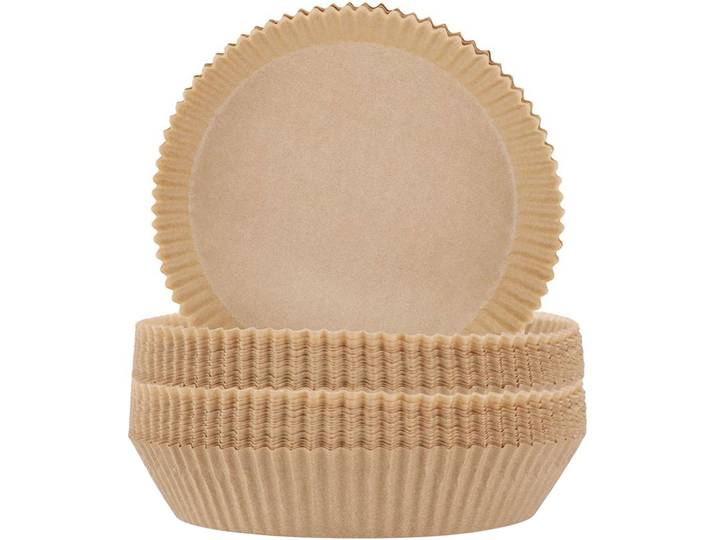 2er-Set Backpapier-Einlagen für Heissluftfritteusen, Ø 16 x H 4,5 cm