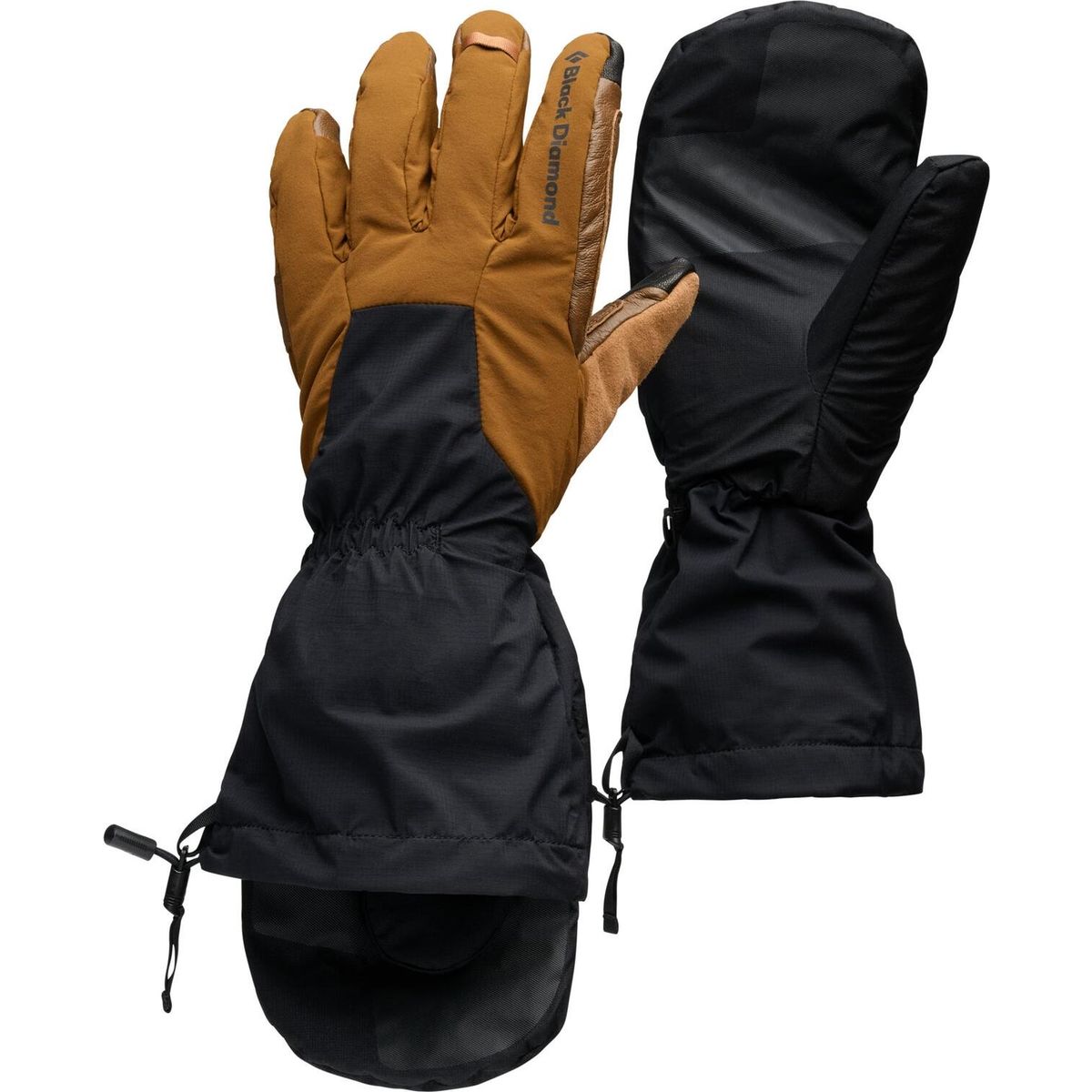 Black Diamond Helio Tour Gloves bark brown-black (9716) XLG BD8011519716XLG1