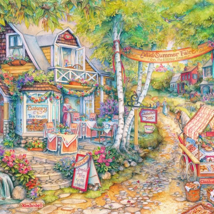 Grafika Puzzle Cobblestone Inn - 1000 stukjes