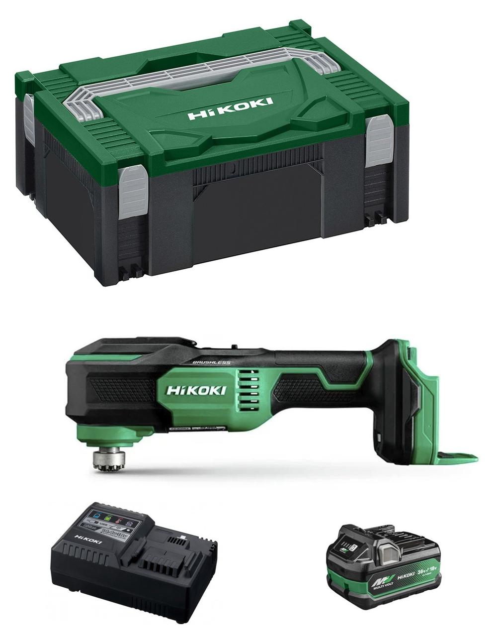 Multitool HIKOKI CV18DAA1X (1 x 2,5Ah/5,0Ah + UC18YSL3 + Koffer HSC II)