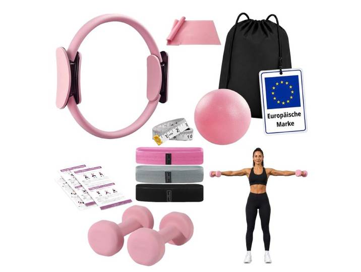 Relaxdays 11-teiliges Pilates Set