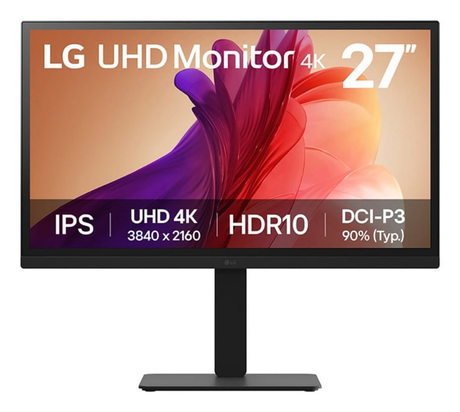 LG Electronics LG UltraFine 27BA45U-B 27 Zoll 4K (UHD) IPS 16:9 60 Hz Office Monitor DP/HDMI 27BA45U-B.AEU