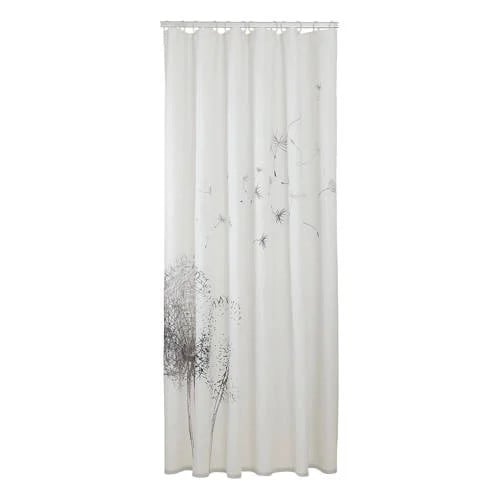 Sealskin douchegordijn Flow Polyester Wit B: 180 cm, H: 200 cm