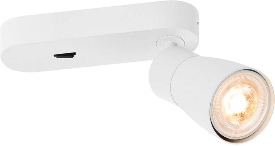 Slv Puri 2.0 Dome, Wand- Und Deckenaufbauleuchte, Schalter, Rechteckig, 1x Max. 6w Gu10, Weiß - Wand- Und Deckenleuchten