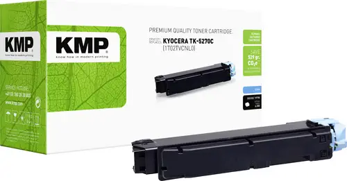 KMP Toner ersetzt Kyocera 1T02TVCNL0, TK-5270C Kompatibel Cyan 6000 Seiten K-T86 2923,0003