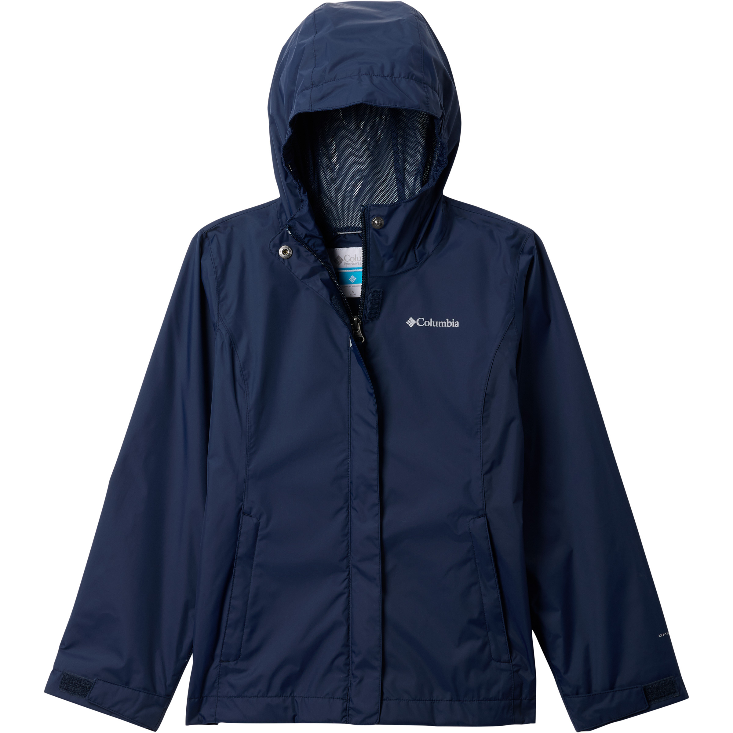 Columbia Arcadia II Kinder Regenjacke blau Größe 120 Camping Wasserabweisend