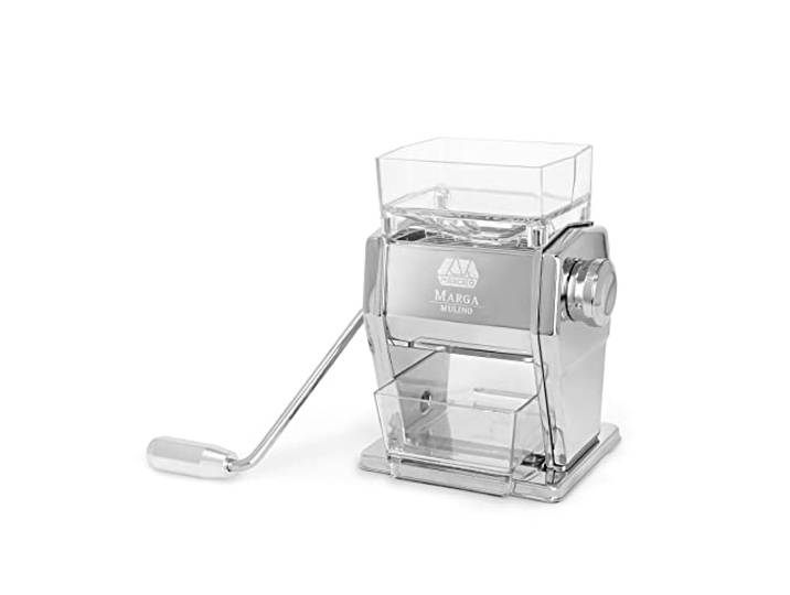 Getreidemühle Marga Mulino Aluminium Silber