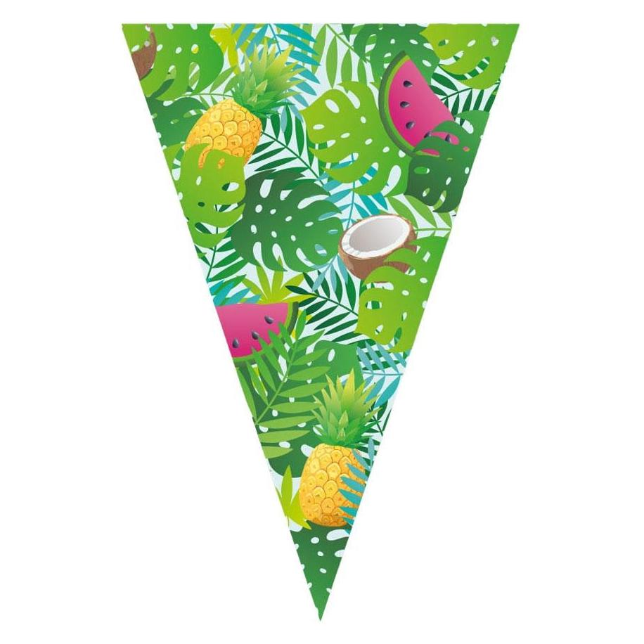 Globos Europe Doppelseitige Aloha-Flaggengirlande - 10 m (70727483)