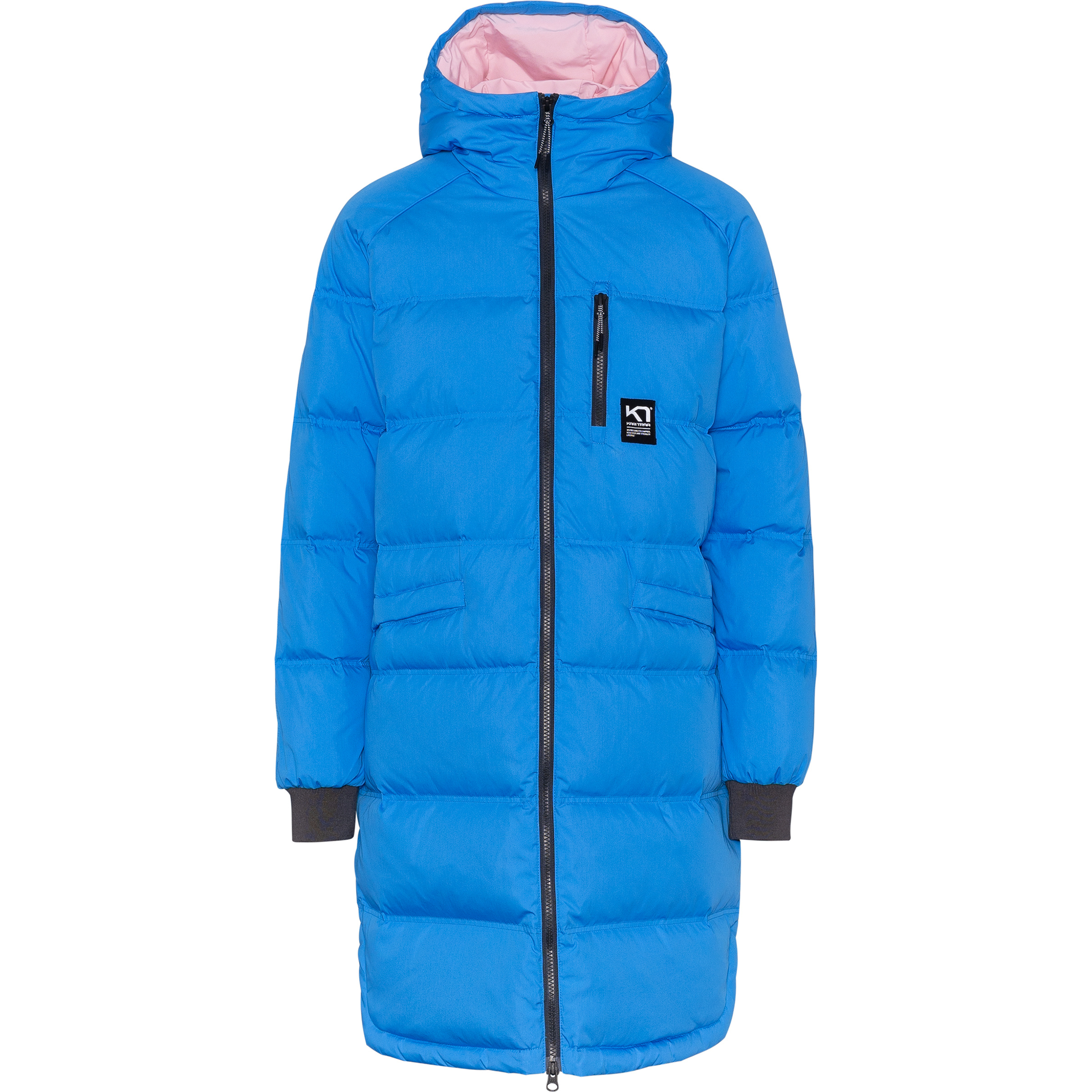 Kari Traa Rongve Parka Damen Winterjacke blau Größe L Lifestyle Isolierend Daune
