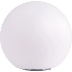 Heitronic Wegeleuchte Boule, weiß, mit Solar, Kugelleuchte, LED, IP44, mit Dämmerungssensor, Ø 30 cm