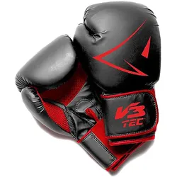 V3TEC Club Pro Boxhandschuhe schwarz/rot 6