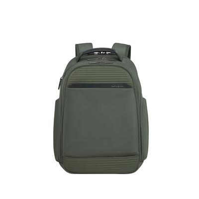 Tagesrucksack SAMSONITE "PARALUX", Gr. B/H/T: 33cm x 43cm x 17,5cm, grün (oliv), Polyester, Rucksäcke, Unisex Reiserucksack, Travelbag mit edlem Logoschriftzug
