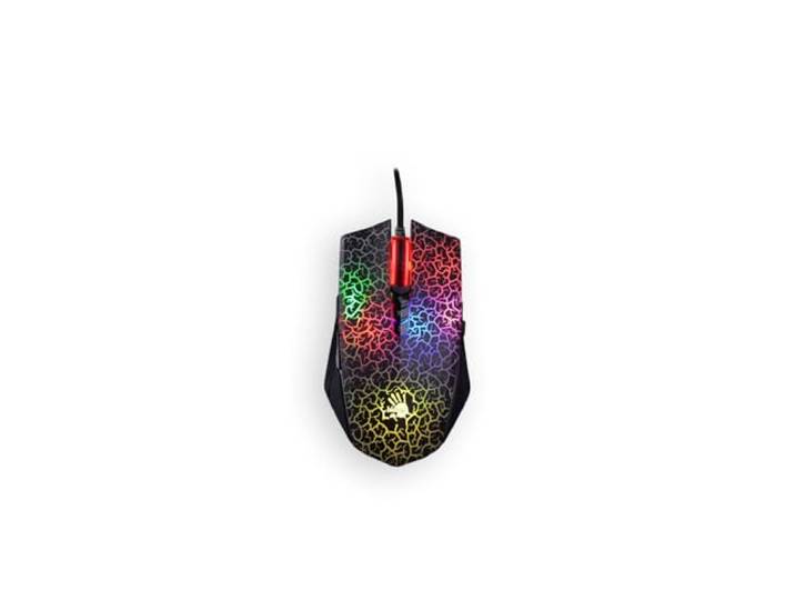 Bloody TSL Mouse A4Tech Gaming A70 Blazing USB Metal XGlide pantserlaars... zwart