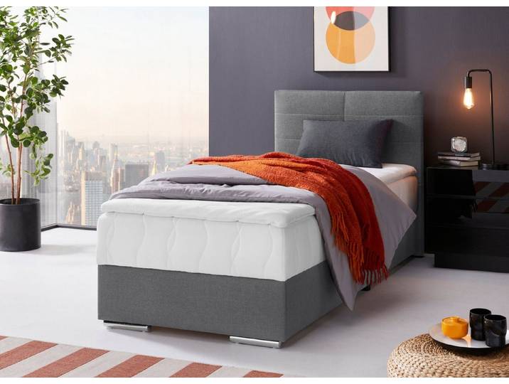 COTTA Boxbett Tom mit Bettkasten, Topper und Zierkissen, Bestseller, Unser Dauertiefpreis
