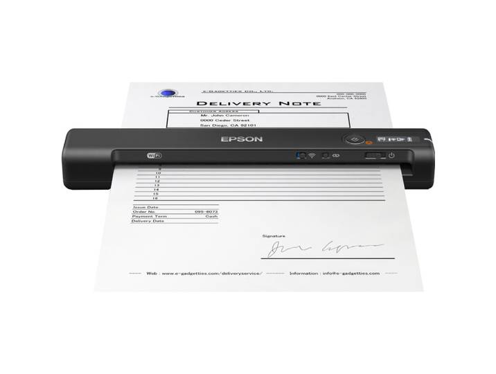 Epson WorkForce ES-60W, 600 x 600 DPI, 48 bit, 24 bit, 16 bit, 8 bit, 4 sec/page B11B253401