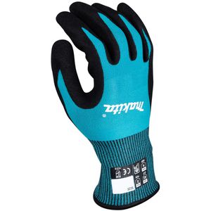 Makita Arbeitshandschuhe P-84707, Nitril-Beschichtung, türkis, Größe 10 / XL
