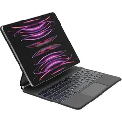 Belkin Pro Tastatur (DE, Apple iPad Pro 12.9 2018, Apple iPad Pro 12.9 2020, Apple iPad Pro 12.9 2021, Apple iPad Pro 12.9 2022), Tablet Tastatur, Schwarz