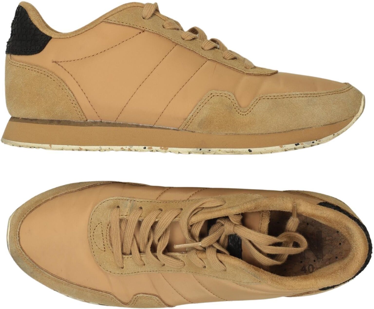 Woden Damen Sneaker, Beige, Gr. EU 40, kein / Etikett - Second Hand