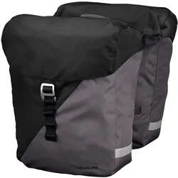 Racktime Doppeltasche Vida schwarz/grau