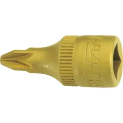 HAZET Schraubendreher-Steckschlüsseleinsatz (1/4 Zoll), Pozidriv Profil PZ - 8507-PZ2