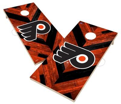 Skip's Garage Philadelphia Flyers NHL Cornhole Board Set